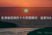 张津瑜视频的十大奇葩瞬间 · 独家964