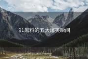 91黑料的五大爆笑瞬间 91黑料的五大爆笑瞬间
