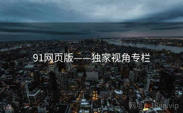 91网页版——独家视角专栏